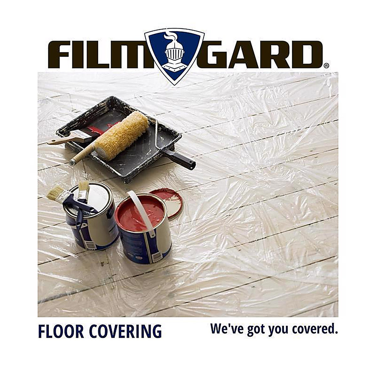 Film-Gard 626263 12 ft. W x 400 ft. L x 0.35 mil Painter's Plastic Sheeting
