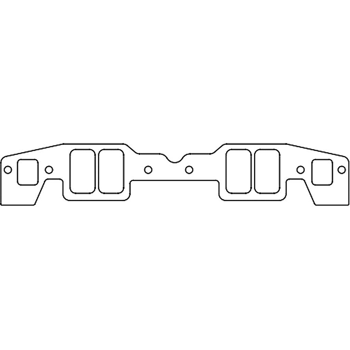 SCE Gaskets - 111126 - SBC Brodix 12sp Wp247 Intake