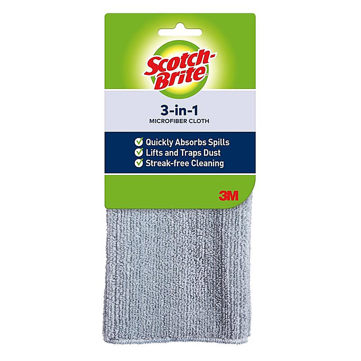 3M 9026-WC Scotch-Brite Microfiber Dusting Cloth 12 in. W x 14 in. L 1/Pack
