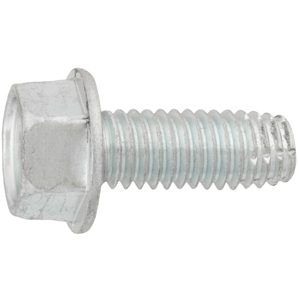Auveco 11295 3/8"-16 X 1" Indented Hex Washer Head Type F Zinc