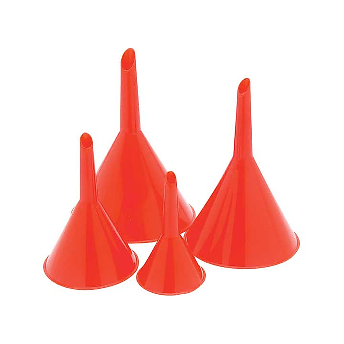 Performance Tool - 1144 - 4 Piece Plastic Funnels