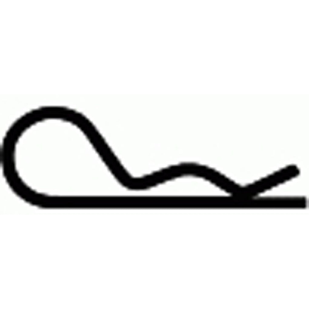 Auveco 11873 Hairpin Cotter 1/16" -062 Wire Zinc