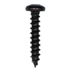 Auveco 11923 #10 X 1" Phillips Pan Head Tapping Screw Black Oxide