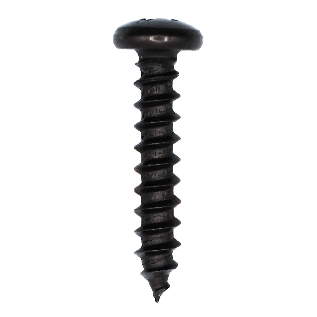 Auveco 11923 #10 X 1" Phillips Pan Head Tapping Screw Black Oxide