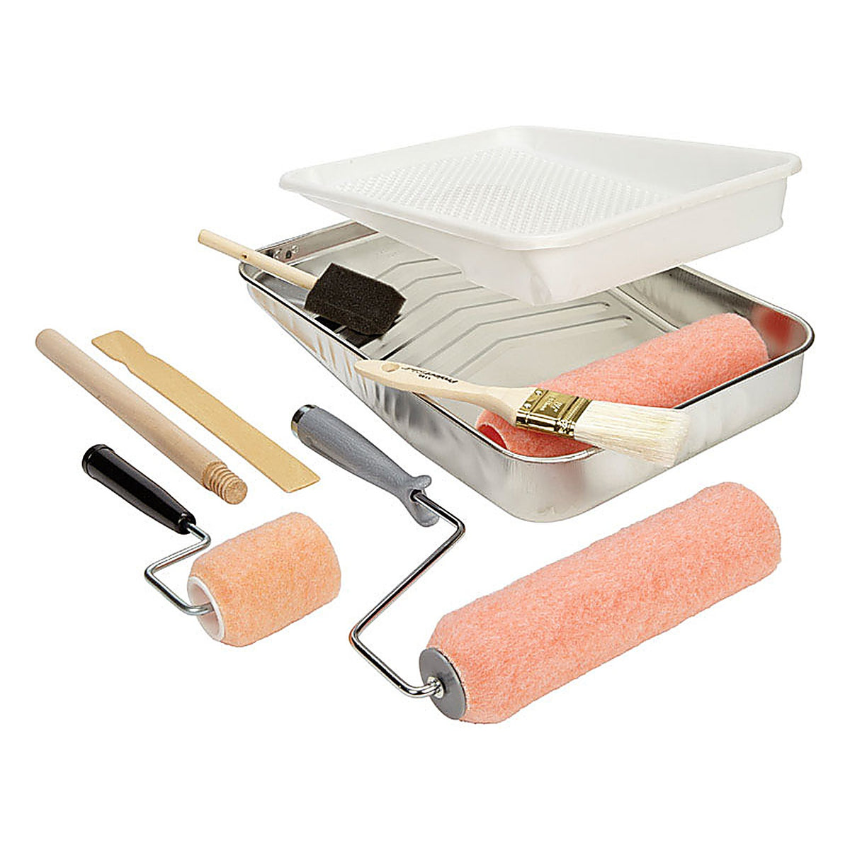 Linzer RS 411 0900 9 in. W Regular Paint Roller Kit Threaded End