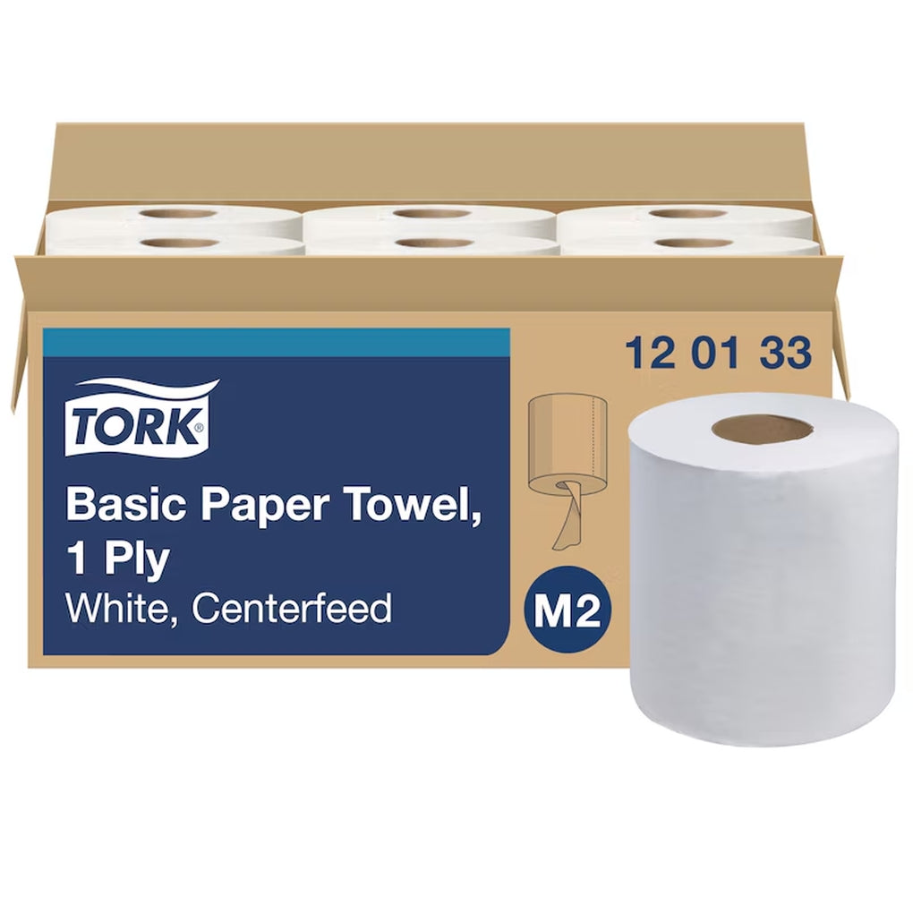 120133 Tork/Essity Advanced Hand Towel Centerfeed, White 6/Case