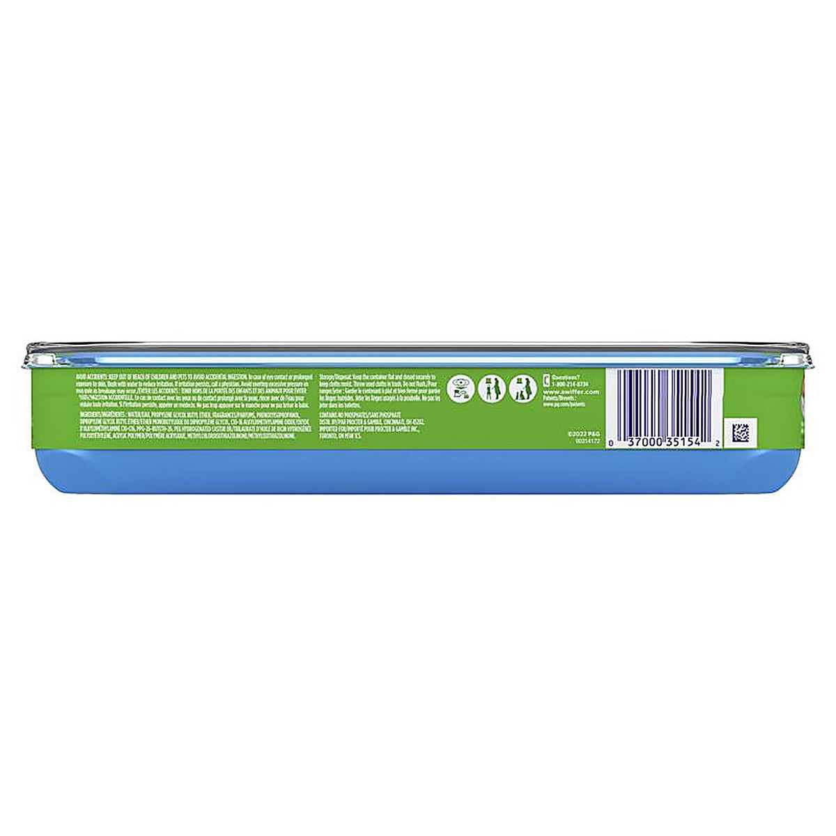 Swiffer 35154 10 in. W x 8 in. L Wet Cloth Mop Pad 12/Pack