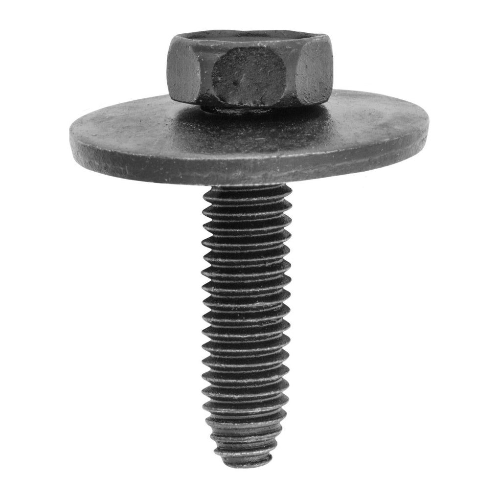 Auveco 12066 6-1.0 x 25mm Hex Head Sems 24mm O.D. Phosphate