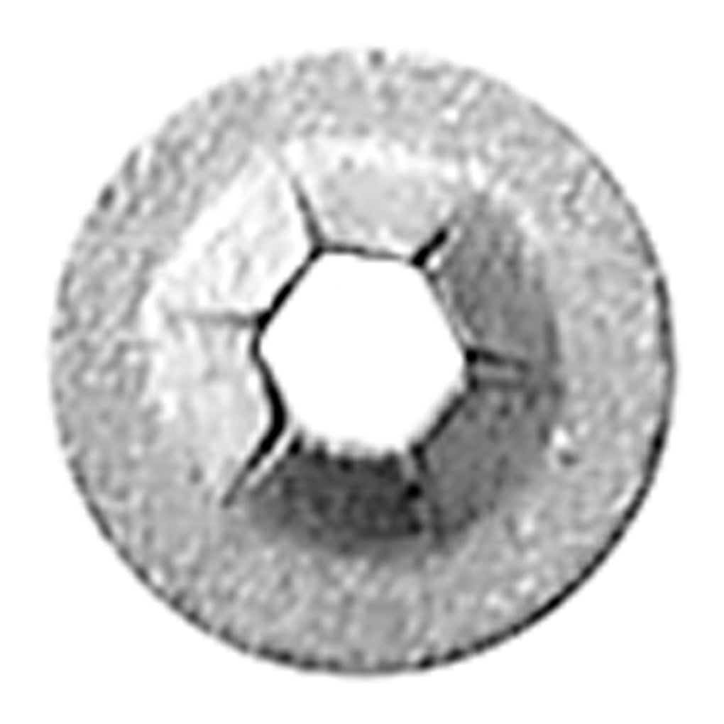 Auveco 12118 Push-On Retainer 3.2mm Stud 9.5mm O.D. -Zinc