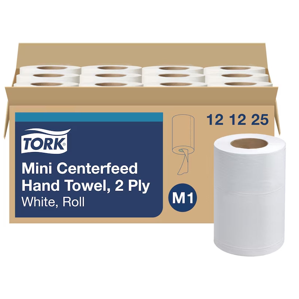 Tork/Essity 121225 Tork Advanced Hand Towel Centerfeed Mini, 12 per case