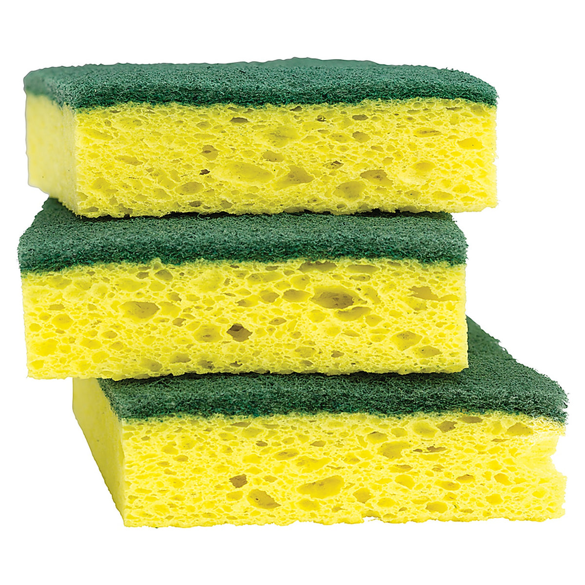 3M HD-3 Scotch-Brite Heavy Duty Sponge For Pots and Pans 4.5 in. L 3/Pack