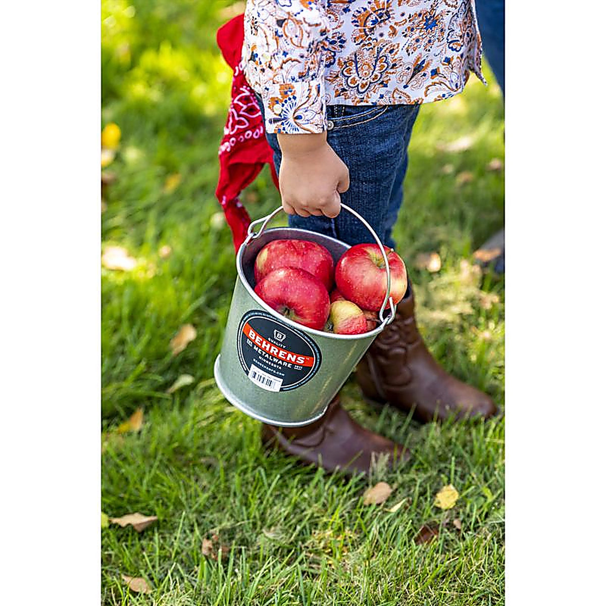 Behrens 1205 5 qt. Galvanized Pail Gray