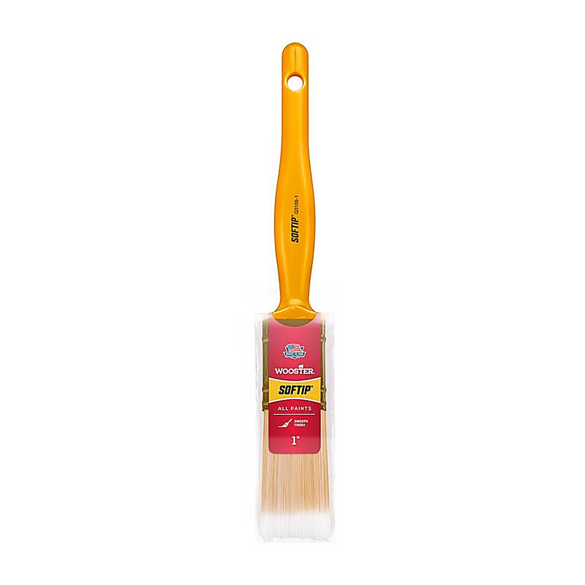 Wooster Q3108-1 Softip 1 in. W Flat Paint Brush