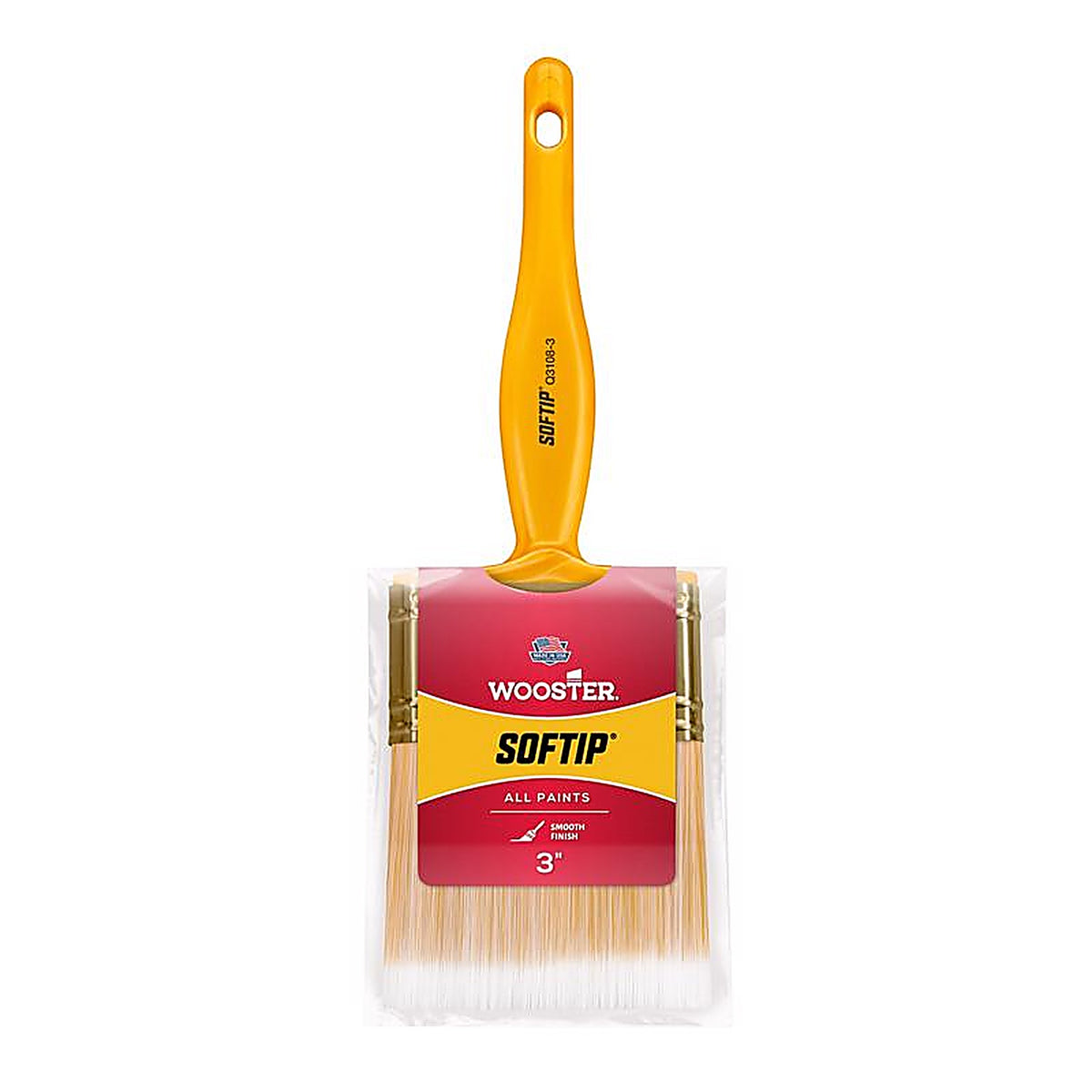 Wooster Q3108-3 Softip 3 in. W Flat Paint Brush