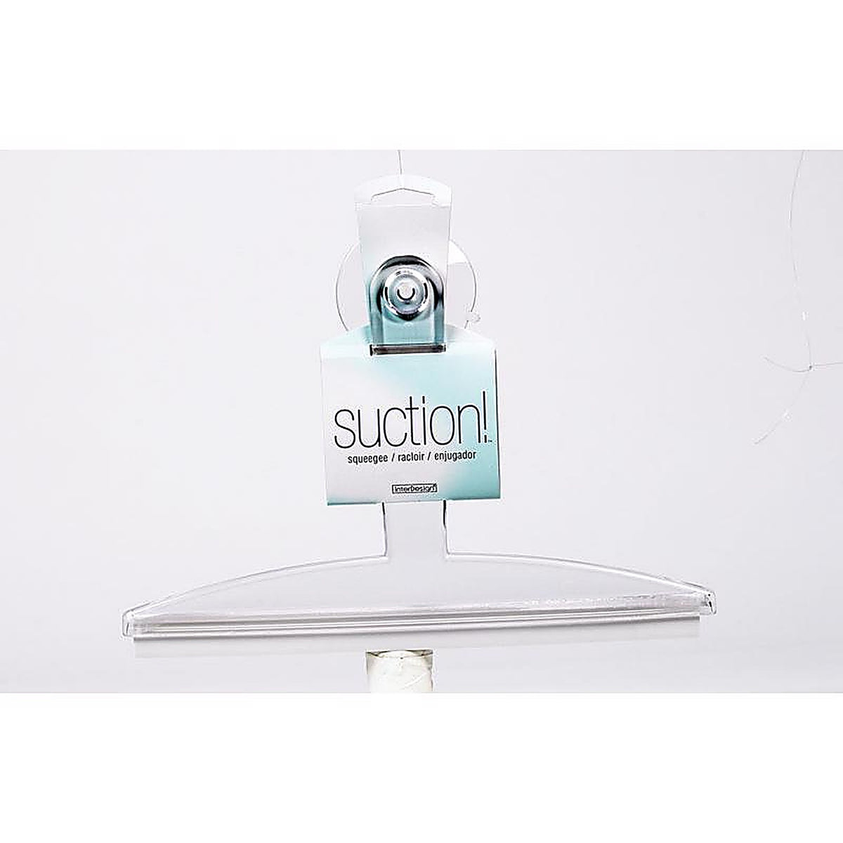 InterDesign 22300 12 in. Plastic Suction Squeegee