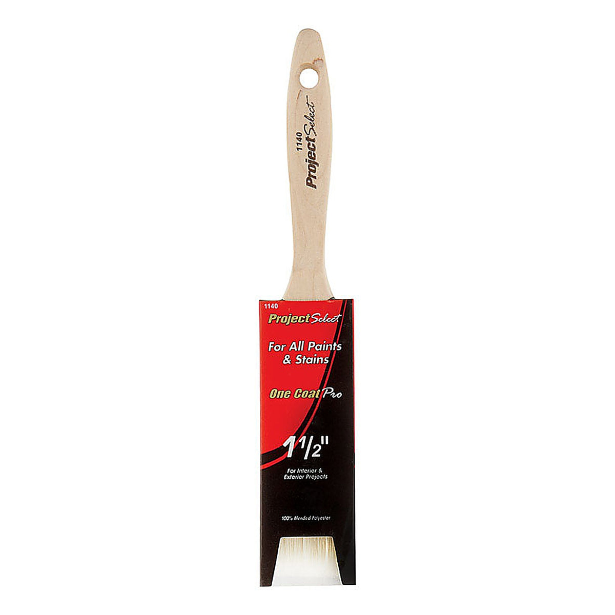Linzer 1140-15 Project Select 1-1/2 in. W Flat Paint Brush