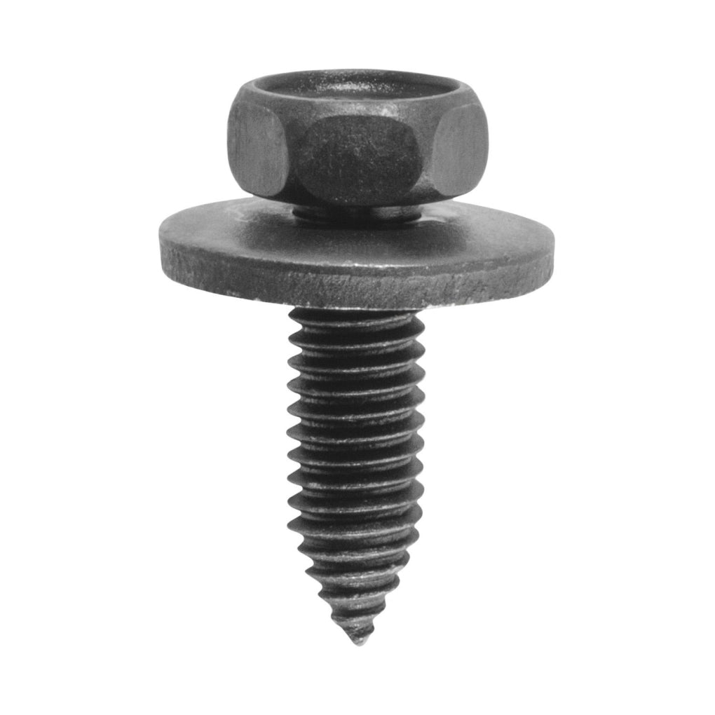 Auveco 12693 M6-1.0 X 20mm Hex Head Sems 17mm O.D. Phosphate