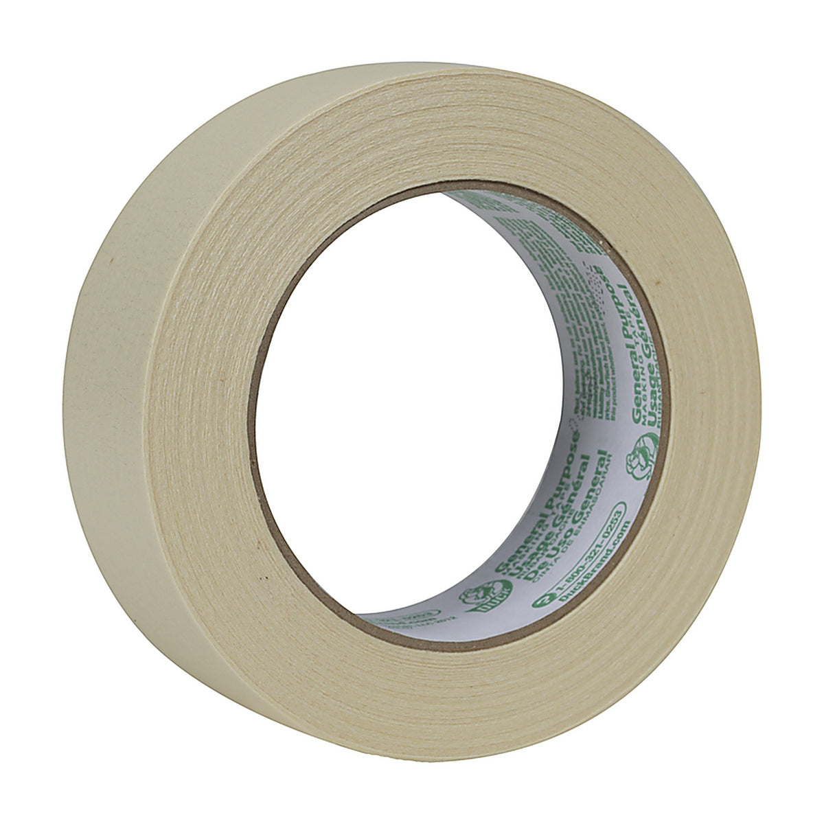 Duck 286503 1.41 in. W x 60 yd. L Beige Regular Strength Masking Tape 1/Pack