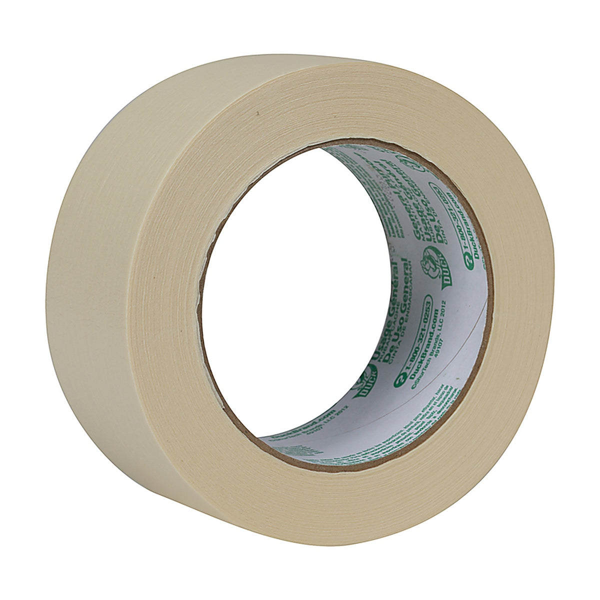 Duck 286504 1.88 in. W x 60 yd. L Beige Regular Strength Masking Tape 1/Pack