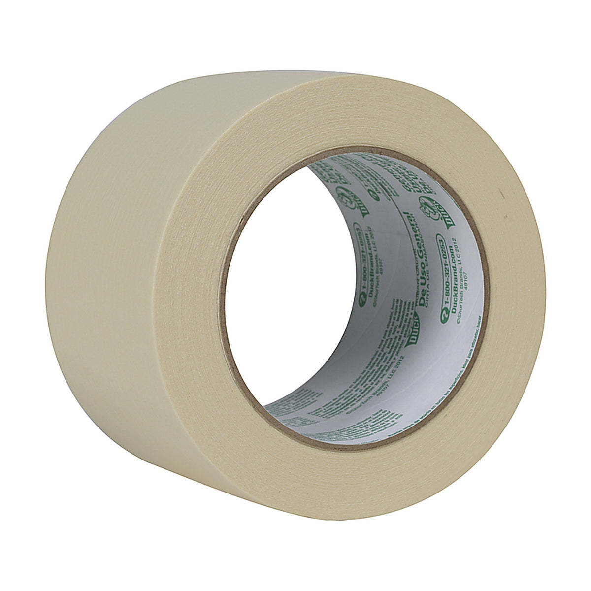 Duck 286505 2.83 in. W x 60 yd. L Tan Regular Strength Masking Tape 1/Pack