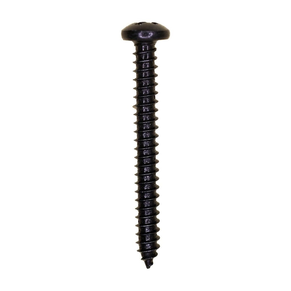 Auveco 12799 #8 X 1-1/2" Phillips Pan Head Tapping Screw Black Oxide