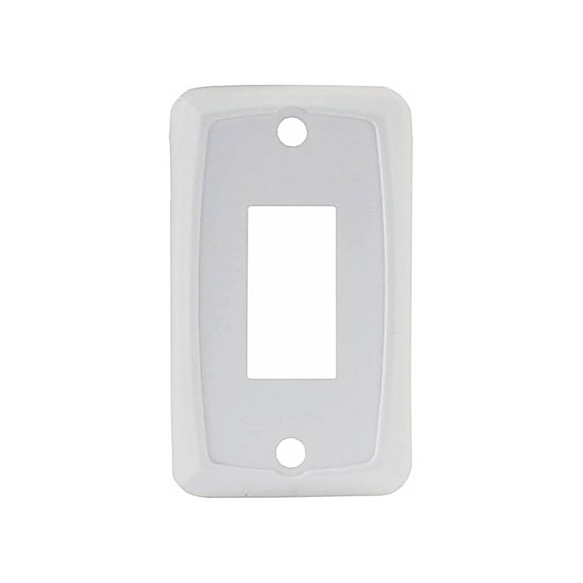 JR Products - 12841-5 - Single Face Plate, White