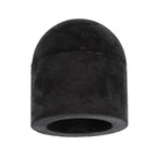 Auveco 12908 Rubber Vacuum Cap Black For 1/2" Diameter