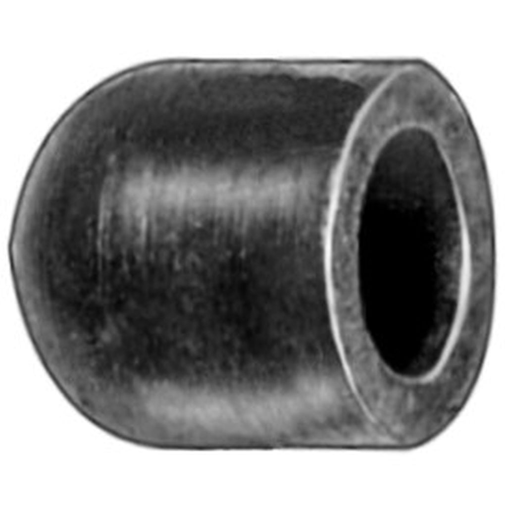 Auveco 12908 Rubber Vacuum Cap Black For 1/2" Diameter