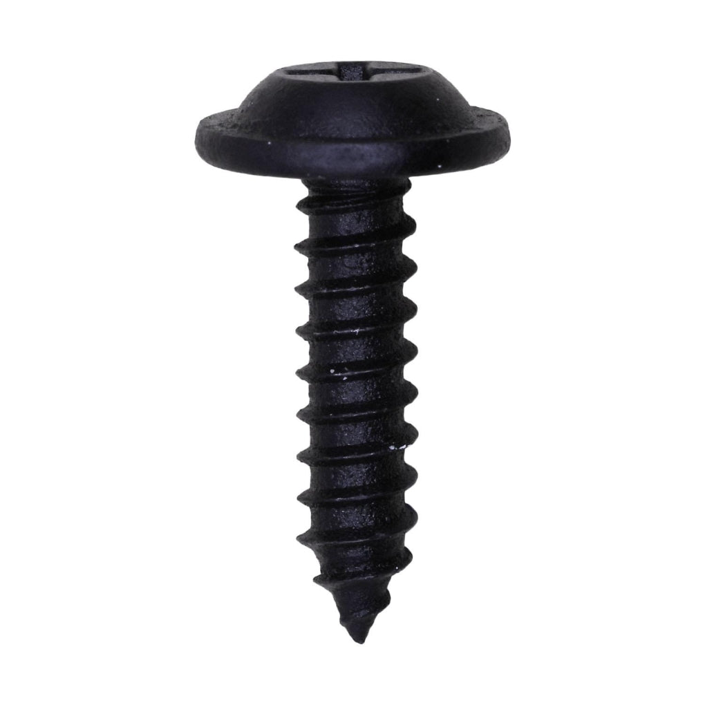 Auveco 12953 Phillips Flat Washer Head Tapping Screw #10 X 3/4" Black