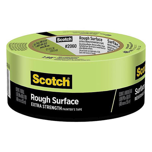 3M 2060-48MP Scotch 1.88 in. W x 60.1 yd. L Green Low Strength Masking Tape 1/Pack