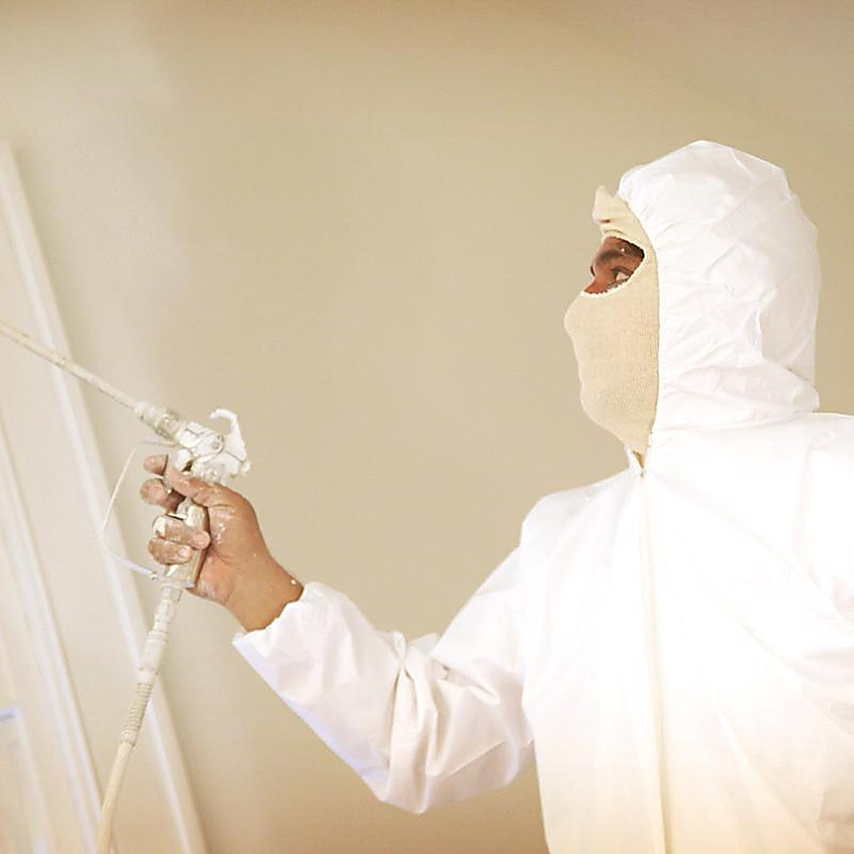 Triamco 09301-A/36 SuperTuff Cotton Spray Sock Hood White One Size Fits Most 36 count