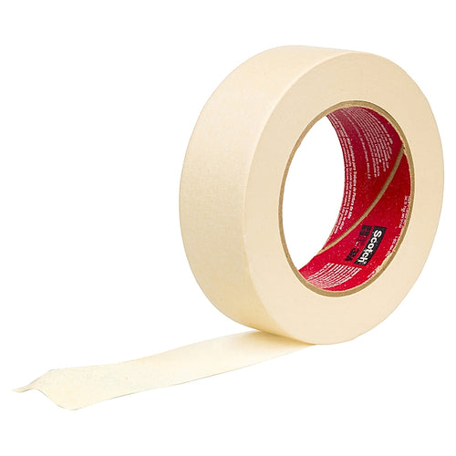3M 2050-48A Scotch 1.88 in. W x 60.1 yd. L Beige Medium Strength Masking Tape 1/Pack