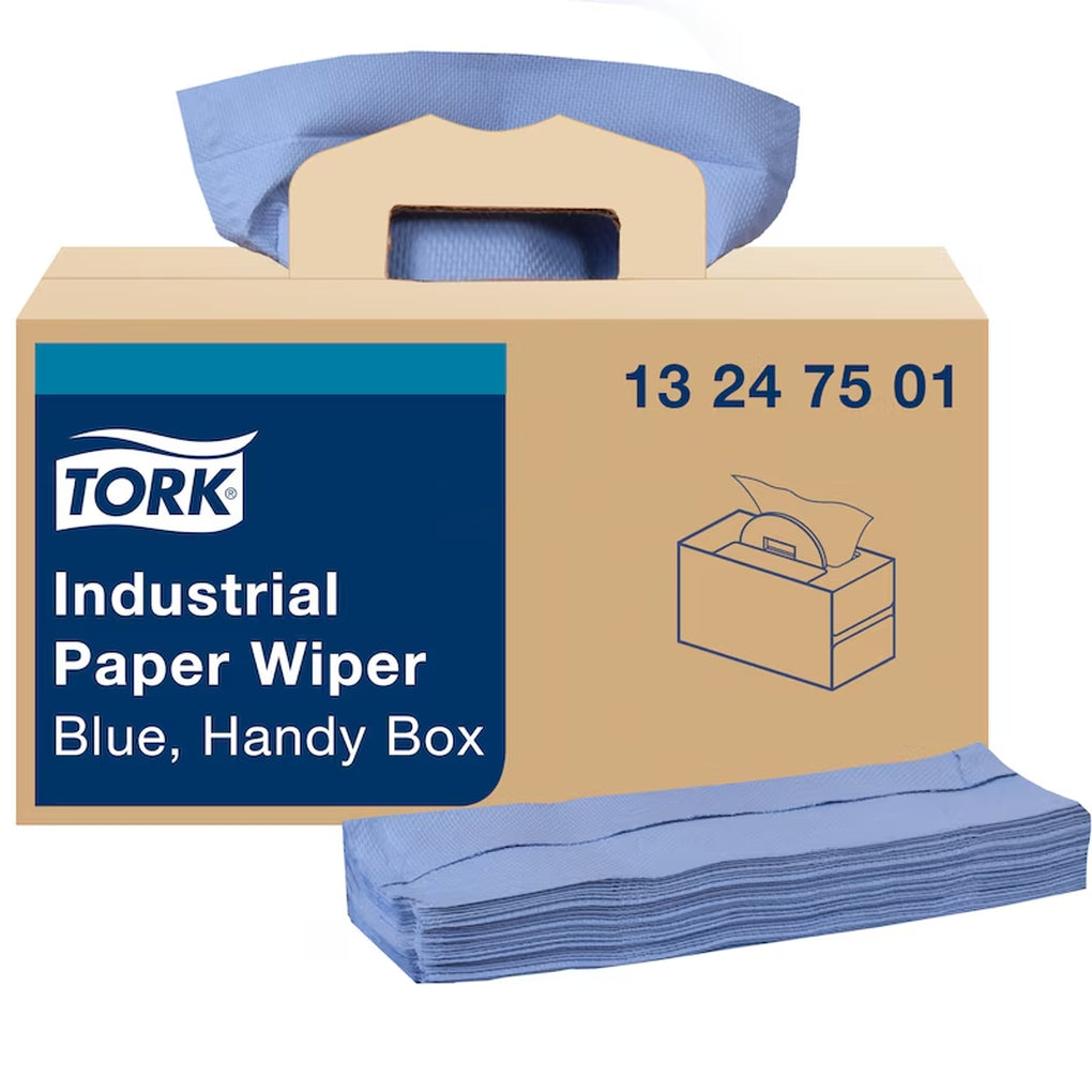 13247501 Tork/Essity Advanced Wiper 440, Handy Box, 4-Ply, Blue