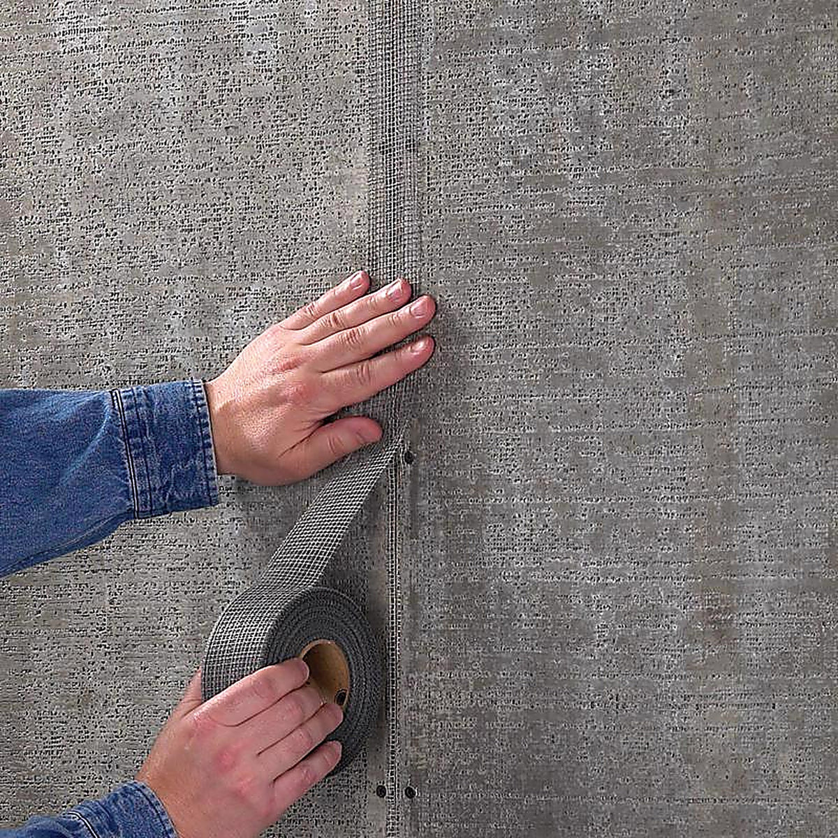 Fibatape FDW8691-U Cement Board 150 ft. L x 2 in. W Fiberglass Gray Self Adhesive Drywall Tape