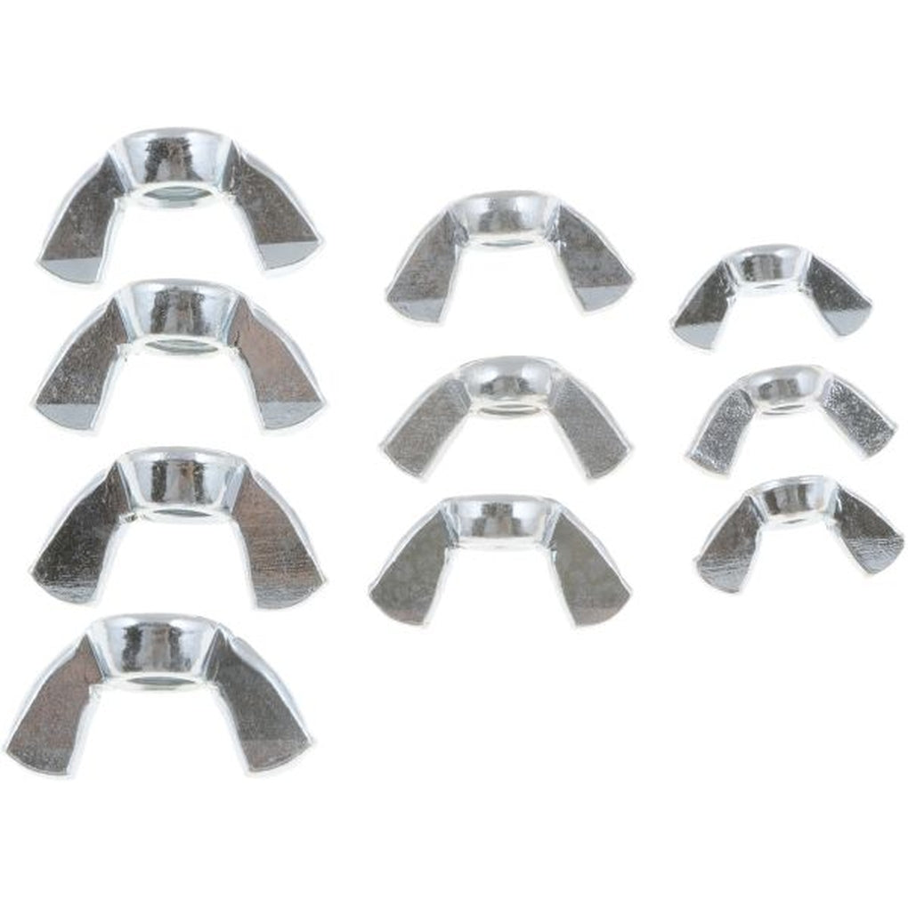 Dorman 13551 Wing Nut Assortment-Various Thread Sizes- Grade 2- Plated
