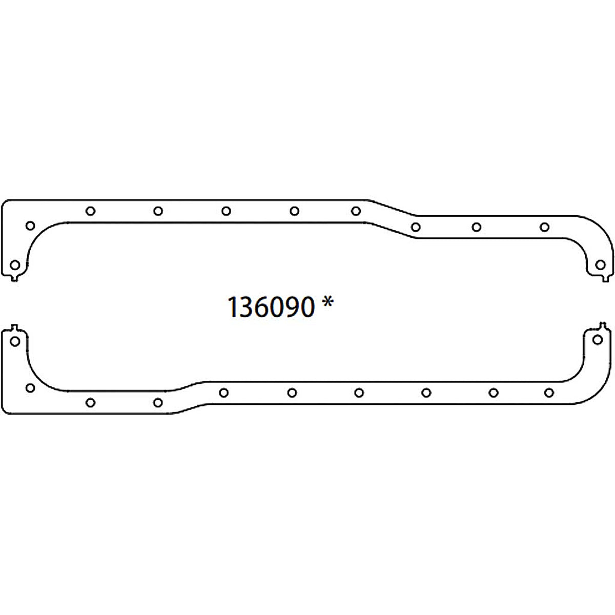 SCE Gaskets - 136090 - O/P Gsk Ford 260-302