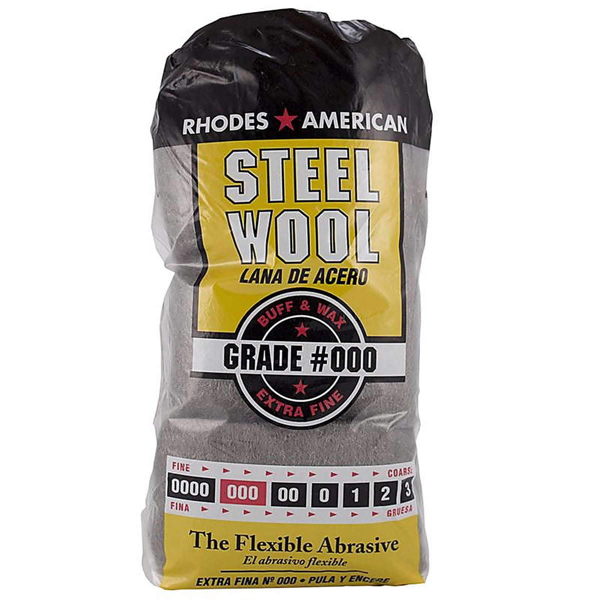 Rhodes American 10121000 000 Grade Extra Fine Steel Wool Pad 12/Pack