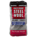 Rhodes American 10121114 0000 Grade Medium Steel Wool Pad 12/Pack