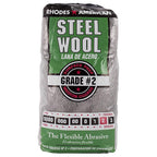 Rhodes American 10121112 2 Grade Medium/Coarse Steel Wool Pad 12/Pack
