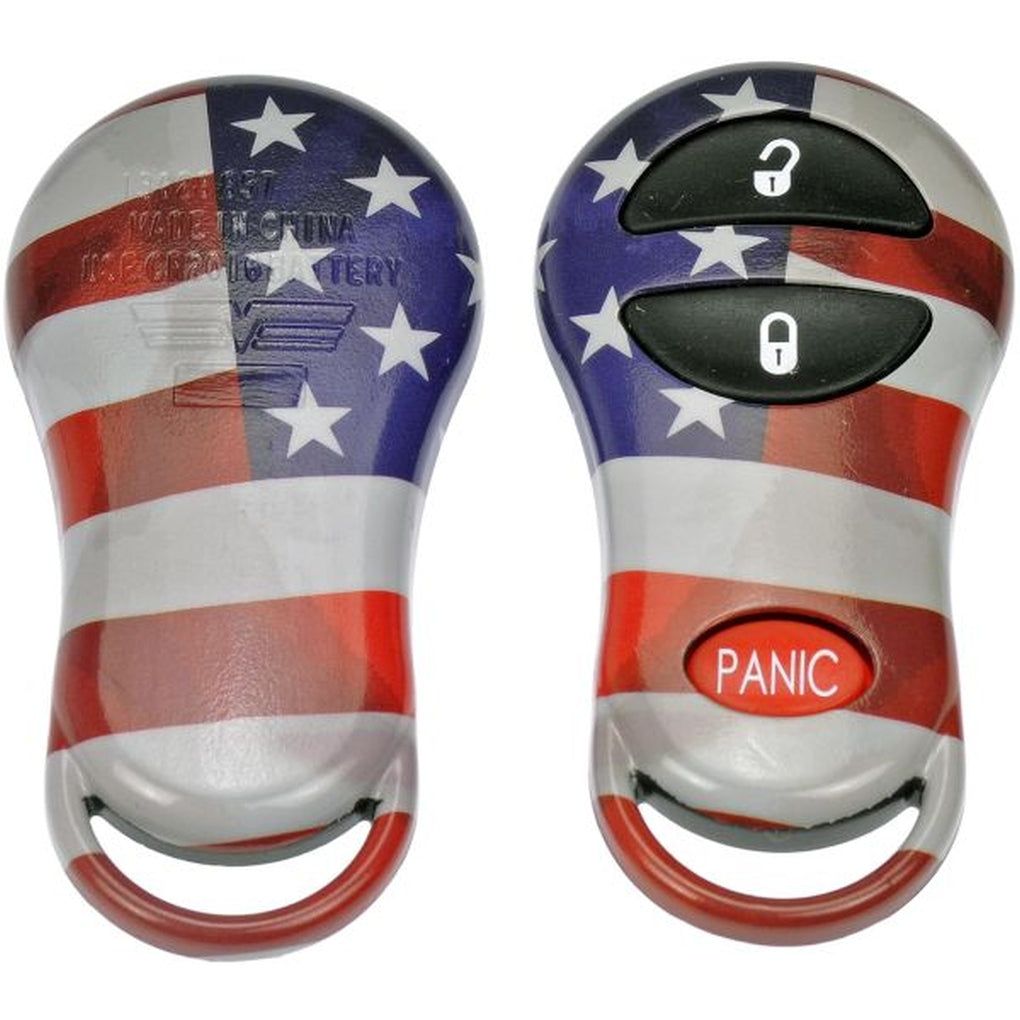 Dorman 13628US Keyless Remote Case American Flag
