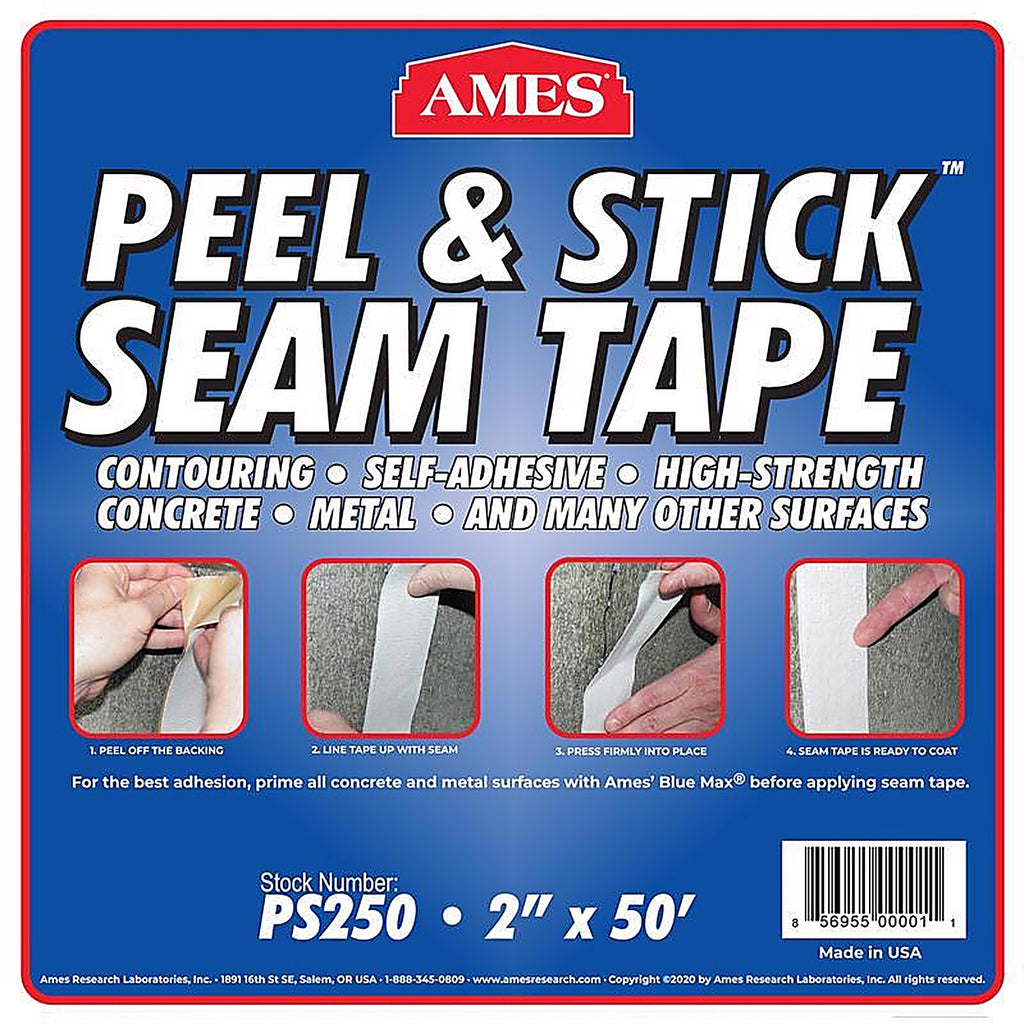Ames PS250 Matte White Elastomeric Roof Tape 50 ft.