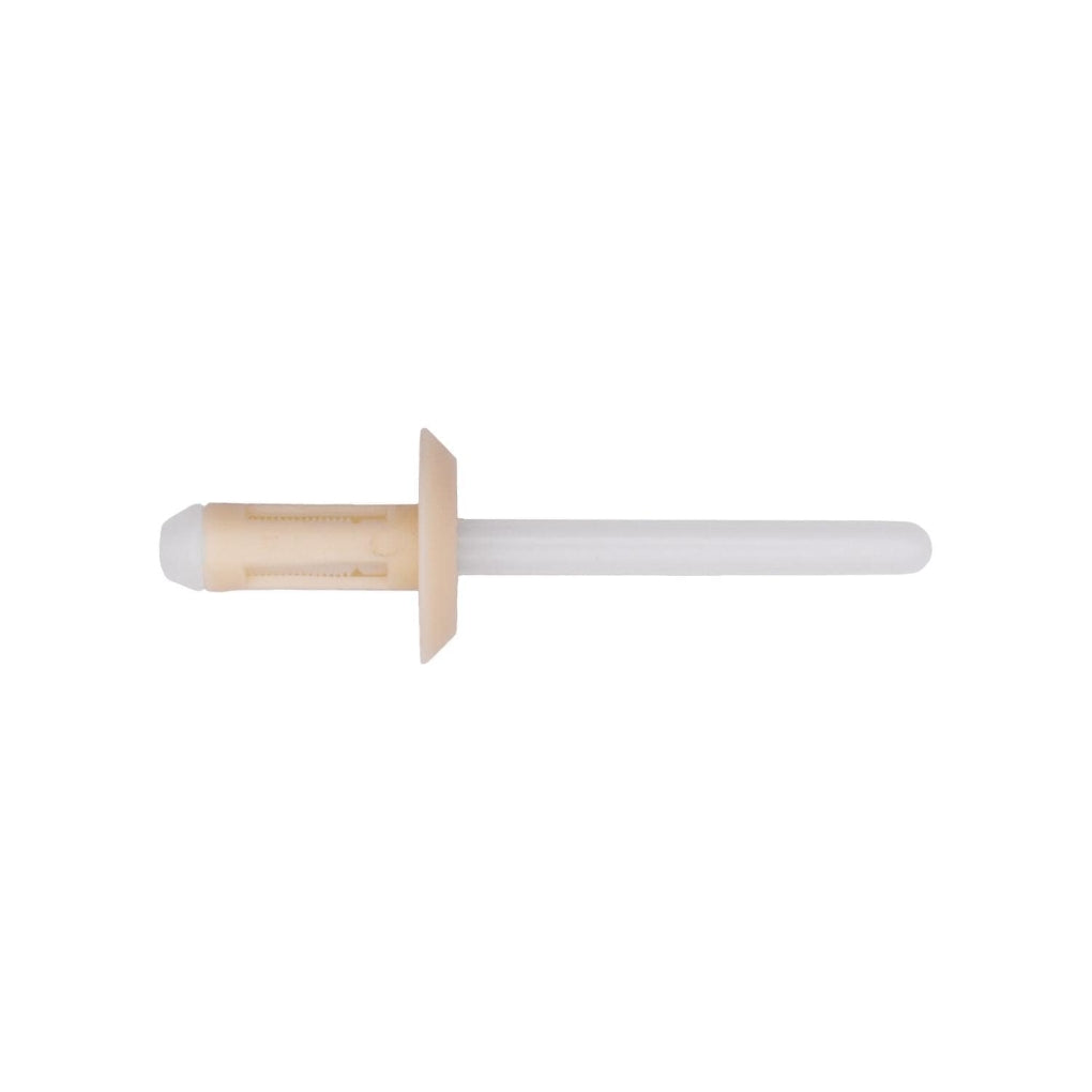 Auveco 13749 Nylon Expansion Rivet 1/4" Hole Diameter 2-3/16" Length