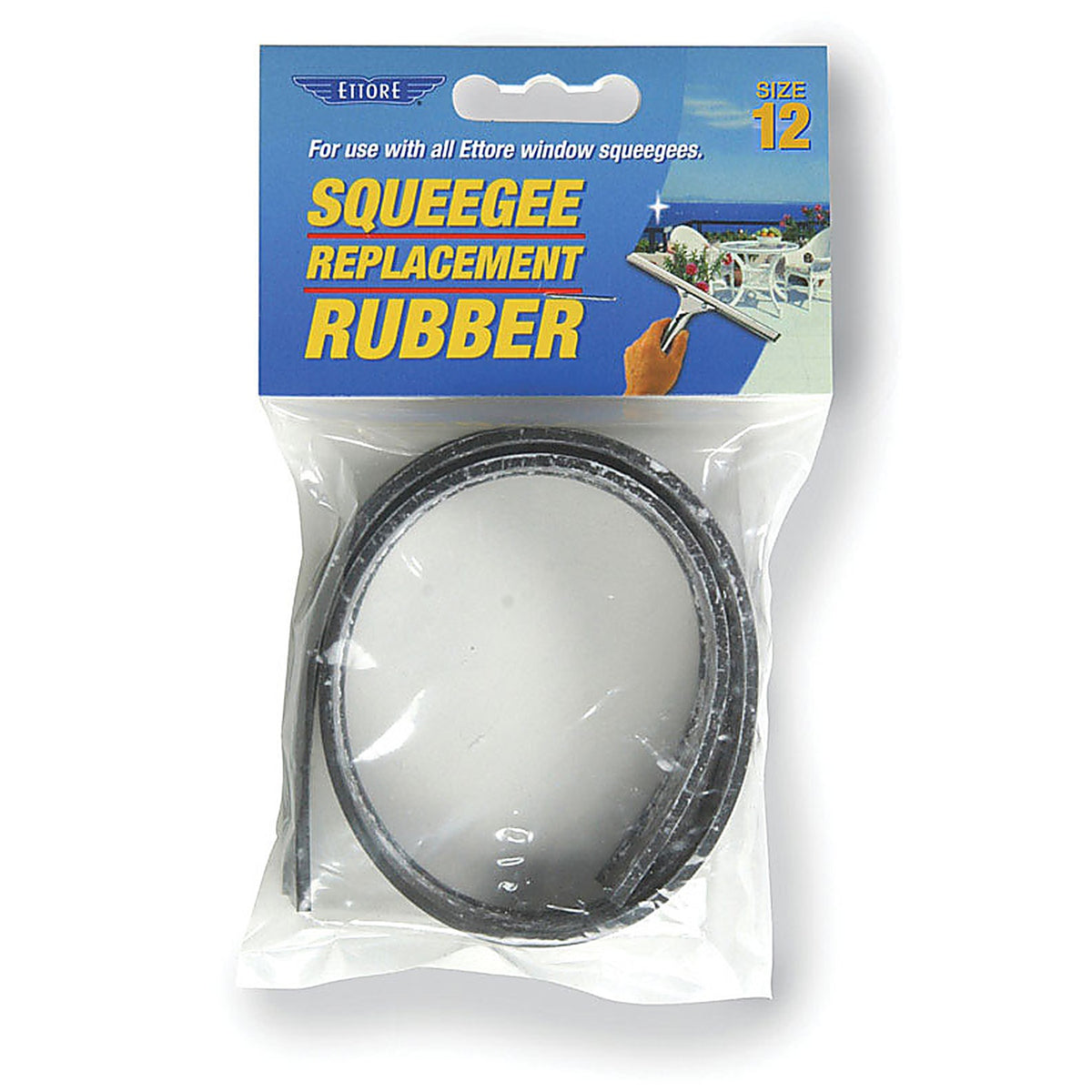 Ettore 20012 12 in. Neoprene Squeegee Replacement Rubber