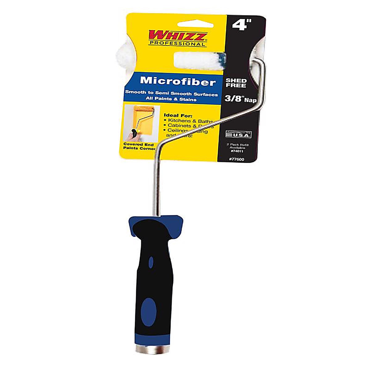 Whizz 77600 Xtrasorb 6 in. W Mini Paint Roller Frame and Cover Threaded End