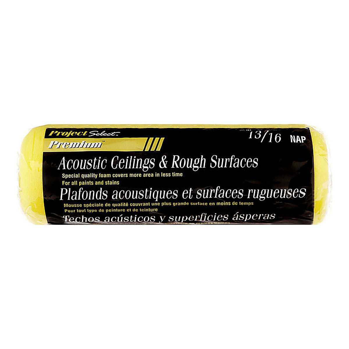 Linzer RC-181 Premium Foam 9 in. W x 3/4 in. Regular Paint Roller Cover 1/Pack