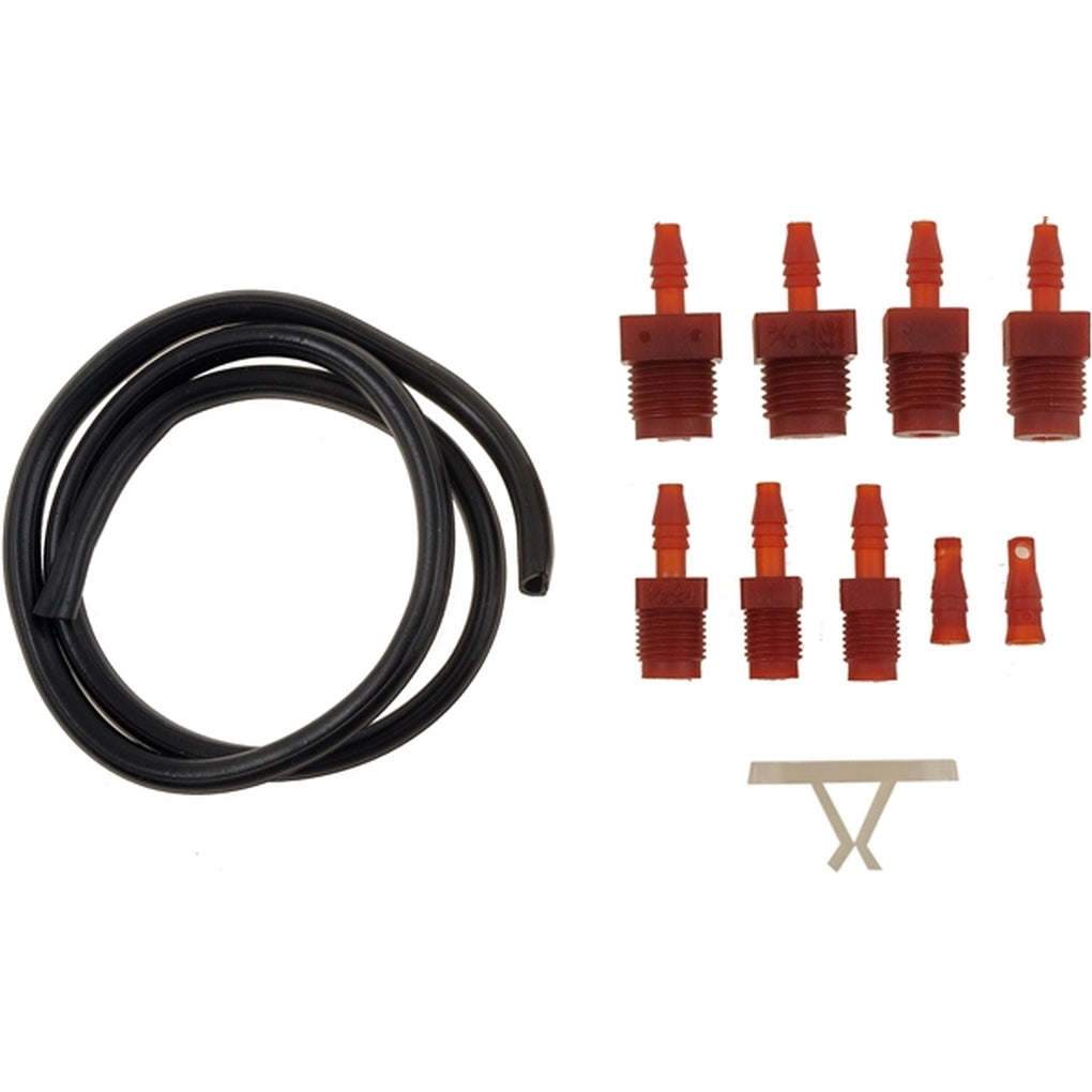 Dorman 13910 Master Cylinder Bleeder Kit 22 In. Hose, Clip, And 6 Fittings