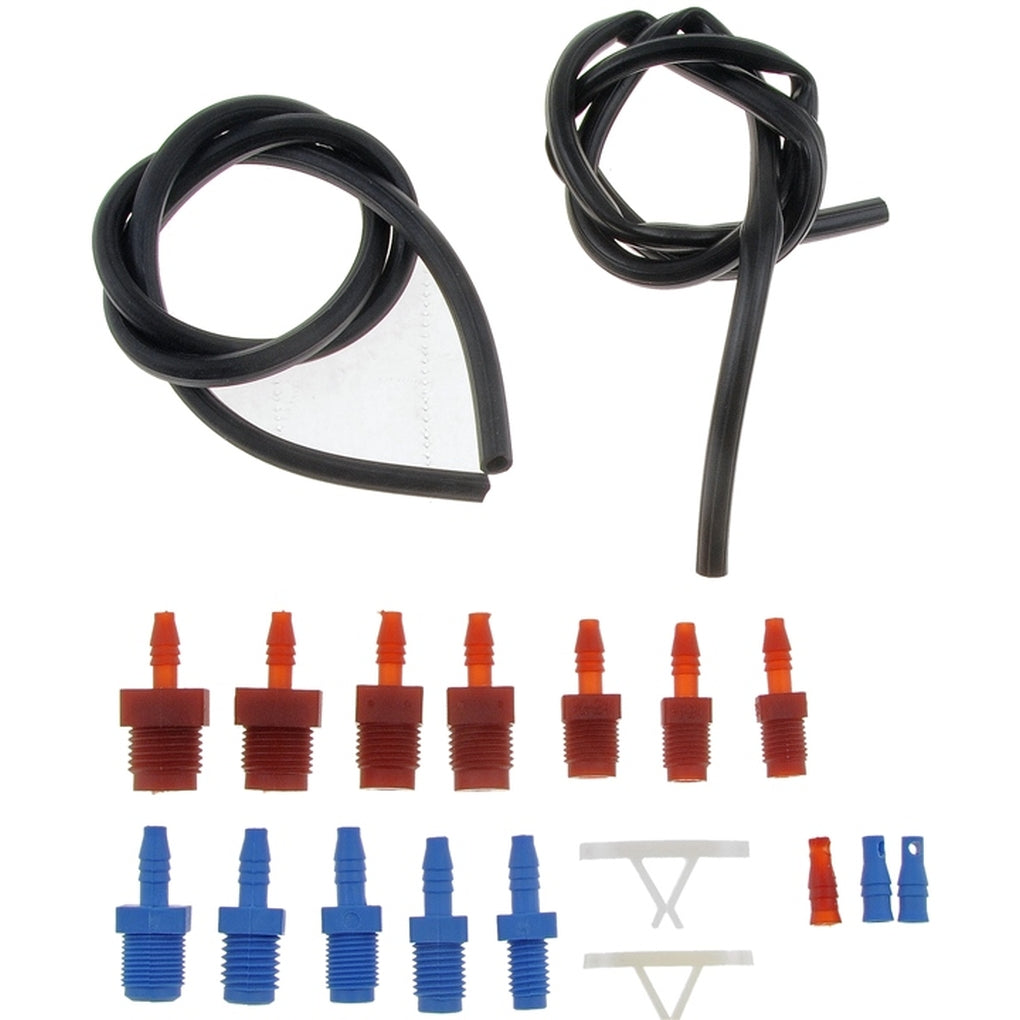 Dorman 13911 Master Cylinder Bleeder Kit 22 In. Hose, Clip, And Sae And Metric Fittings