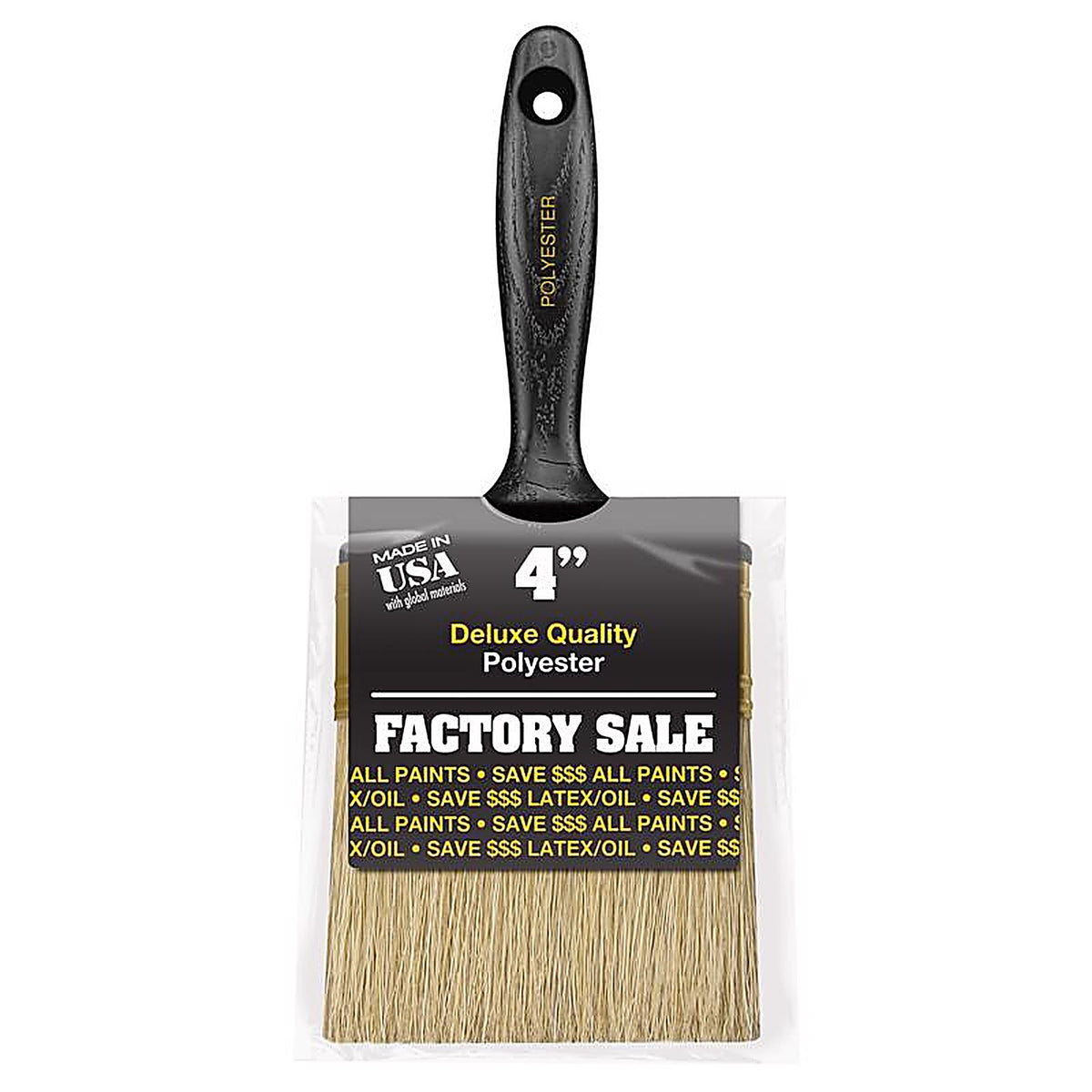 Wooster P3974-4 4 in. W Flat Paint Brush