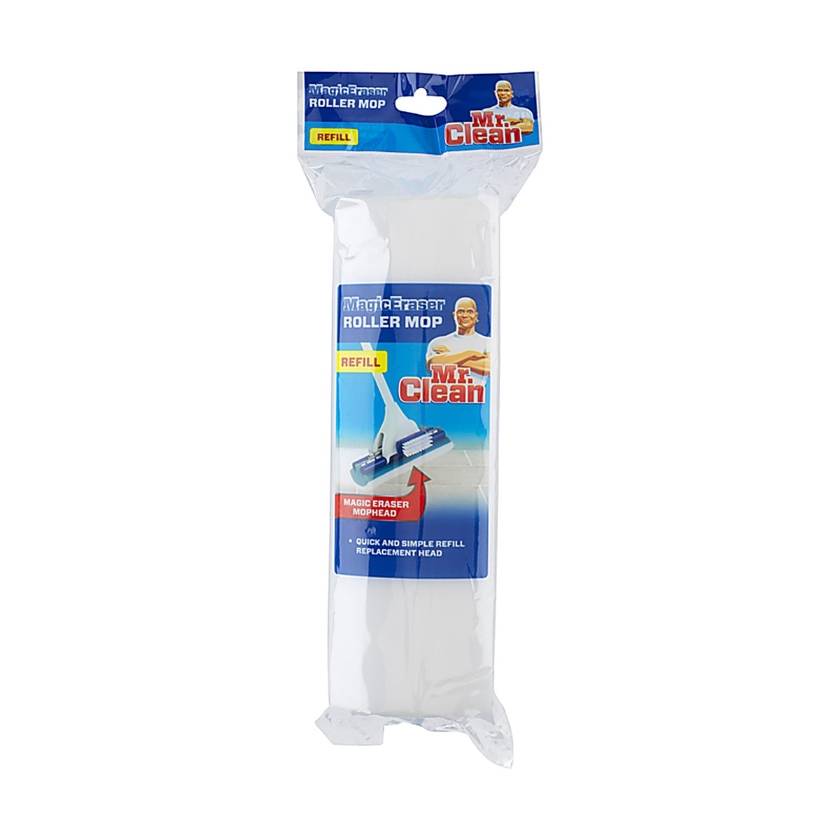 Mr. Clean 446841 Magic Eraser 3 in. W x 11 in. L Squeeze Sponge Mop Refill 1/Pack