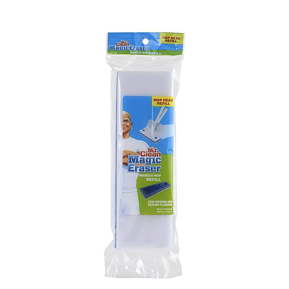 Mr. Clean 446615 Magic Eraser 3 in. W x 11 in. L Squeeze Sponge Mop Refill 1/Pack